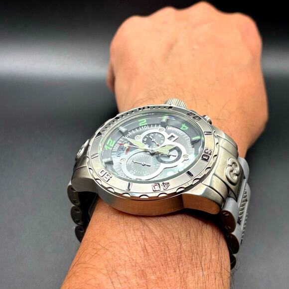 Invicta Corduba 6675 Chronograph 52mm Steel Polyurethane Grey Dial Men\'s Watch main image 7
